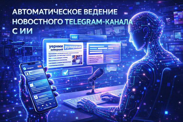 Автоматизация Telegram-канала Content Master Pro