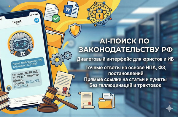 Поиск по законам и постановлениям через Telegram-бота — RAG